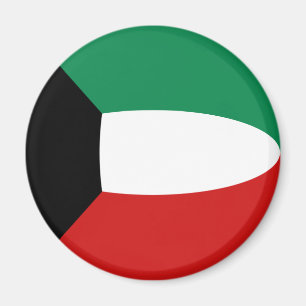 Kuwait Fischaugen-Flagge-Magnet Magnet