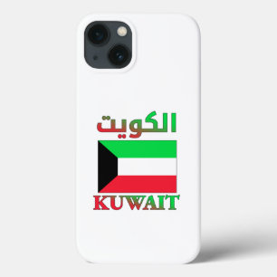 Kuwait Flag ا ل ك و ت Arabisch & Englisch WordArt Case-Mate iPhone Hülle