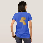 Kuwait Flag and Map dk T - Shirt (Schwarz voll)