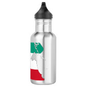 Kuwait-Flag-Karte Edelstahlflasche (Rechts)
