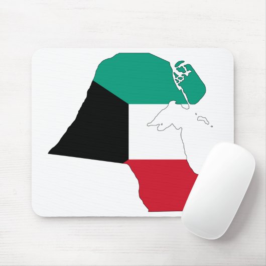 Kuwait-Flag-Karte Mousepad (Mit Mouse)