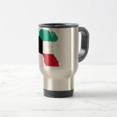 Kuwait-Flag-Karte Reisebecher (VorderseiteRechts)