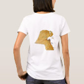 Kuwait-Flag + Karte + Text-T - Shirt (Rückseite)