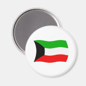 Kuwait Flag Magnet (Vorderseite/Rückseite)