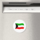 Kuwait Flag Magnet (In Situ (Geschirrspüler))