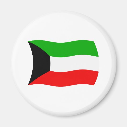 Kuwait Flag Magnet (Vorne)