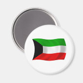 Kuwait Flag Magnet (Vorderseite/Rückseite)