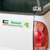Kuwait Flag + Map Autoaufkleber (Auf Lkw)