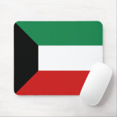 Kuwait Flag Mousepad (Mit Mouse)