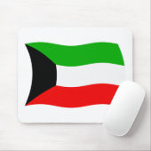 Kuwait Flag Mousepad (Mit Mouse)