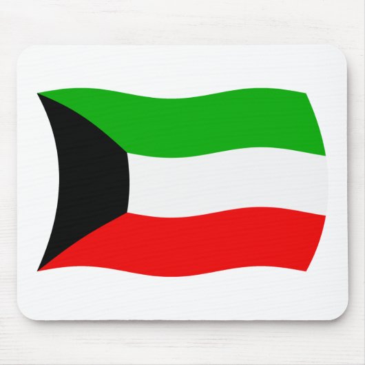 Kuwait Flag Mousepad (Vorne)