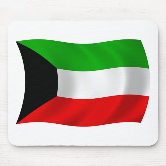 Kuwait Flag Mousepad (Vorne)