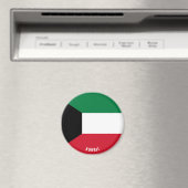Kuwait Flag Patriotic Magnet (In Situ (Geschirrspüler))