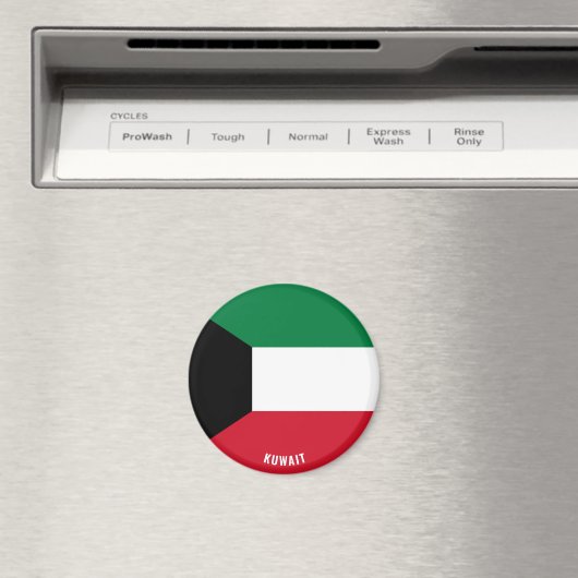 Kuwait Flag Patriotic Magnet (In Situ (Geschirrspüler))