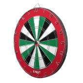 Kuwait Flag Patriot's Bullseye Dartscheibe (Vorderseite rechts)