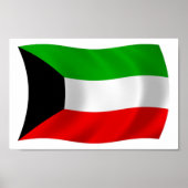 Kuwait Flag Poster Print (Vorne)