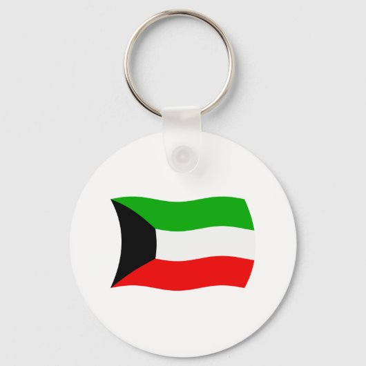 Kuwait Flag Schlüsselanhänger (Vorderseite)