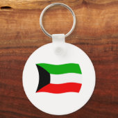 Kuwait Flag Schlüsselanhänger (Vorderseite)