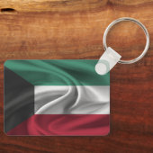Kuwait Flag Schlüsselanhänger (Vorderseite)