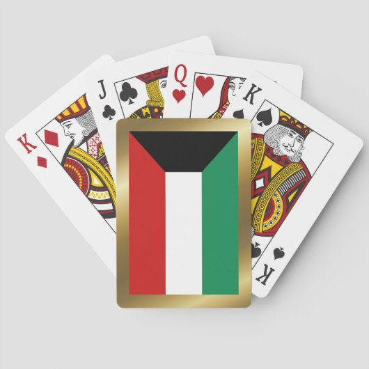 Kuwait Flag Spielkarten (Rückseite)