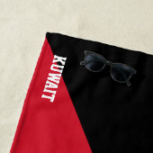 Kuwait Flag Splendid Patriotic Strandtuch (Beispiel)