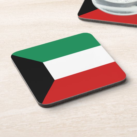 Kuwait Flag Untersetzer (Linke Seite)