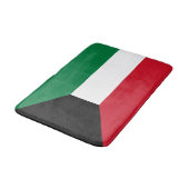 Kuwait-Flagge Badematte (Schrägansicht)