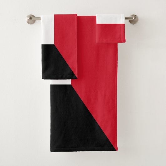 Kuwait-Flagge Badhandtuch Set (Insitu)