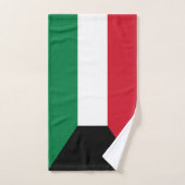 Kuwait-Flagge Badhandtuch Set (Handtuch)