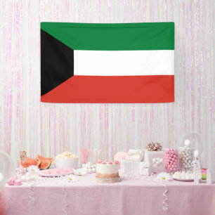 Kuwait-Flagge Banner