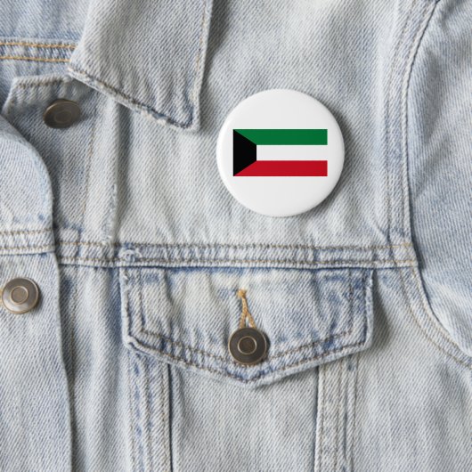 Kuwait-Flagge Button (Beispiel)