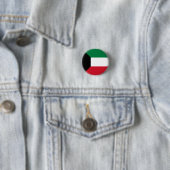 Kuwait-Flagge Button (Beispiel)