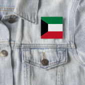 Kuwait-Flagge Button (Beispiel)