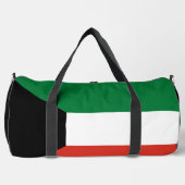 Kuwait-Flagge Duffle Bag (Vorderseite)