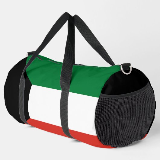 Kuwait-Flagge Duffle Bag (Rechte Ecke)