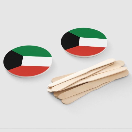 Kuwait-Flagge Fächer (Non-assembled)