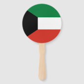Kuwait-Flagge Fächer (Vorderseite)