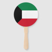 Kuwait-Flagge Fächer (Rückseite)