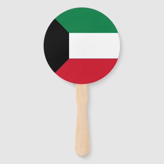 Kuwait-Flagge Fächer (Vorderseite)