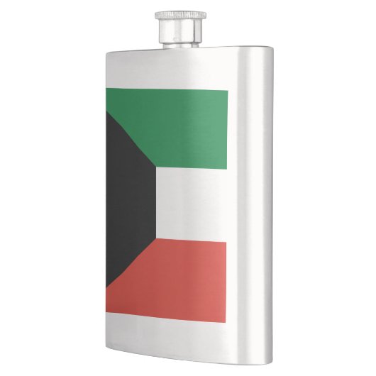 Kuwait-Flagge Flachmann (Links)