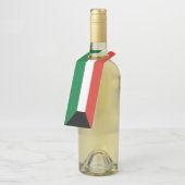 Kuwait-Flagge Flaschenanhänger (Angewinkelt)