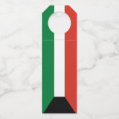 Kuwait-Flagge Flaschenanhänger (Rückseite)