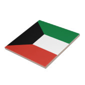 Kuwait-Flagge Fliese (Seite)