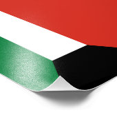 Kuwait-Flagge Fotodruck (Ecke)