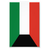 Kuwait-Flagge Fotodruck (Vorne)