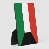 Kuwait-Flagge Fotoplatte (Seite)
