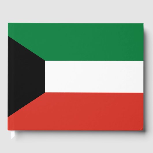 Kuwait-Flagge Gästebuch (Vorderseite)