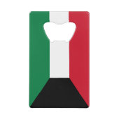 Kuwait-Flagge Geldbeutel Flaschenöffner (Vorderseite)