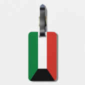 Kuwait-Flagge Gepäckanhänger (Rückseite vertikal)