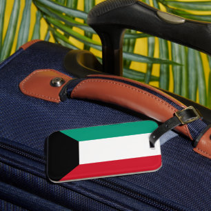 Kuwait-Flagge Gepäckanhänger